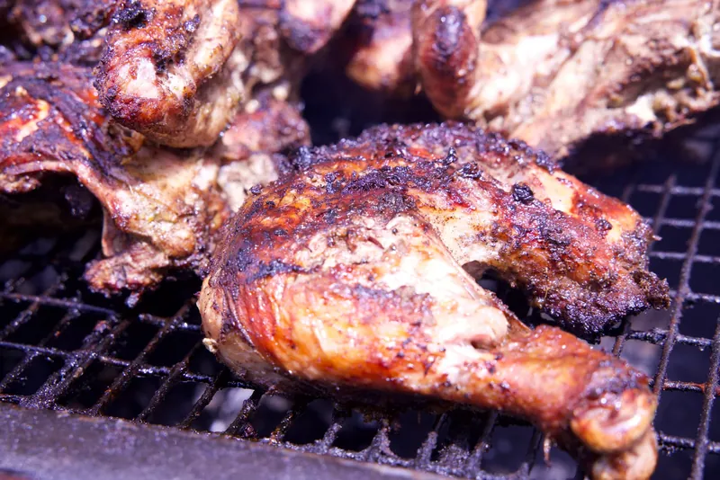 Jerk Chicken Brunch Bowl — weekend brunch at Jerk Harbour, East Legon