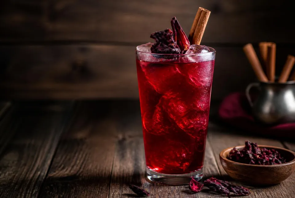 A jug of chilled sorrel