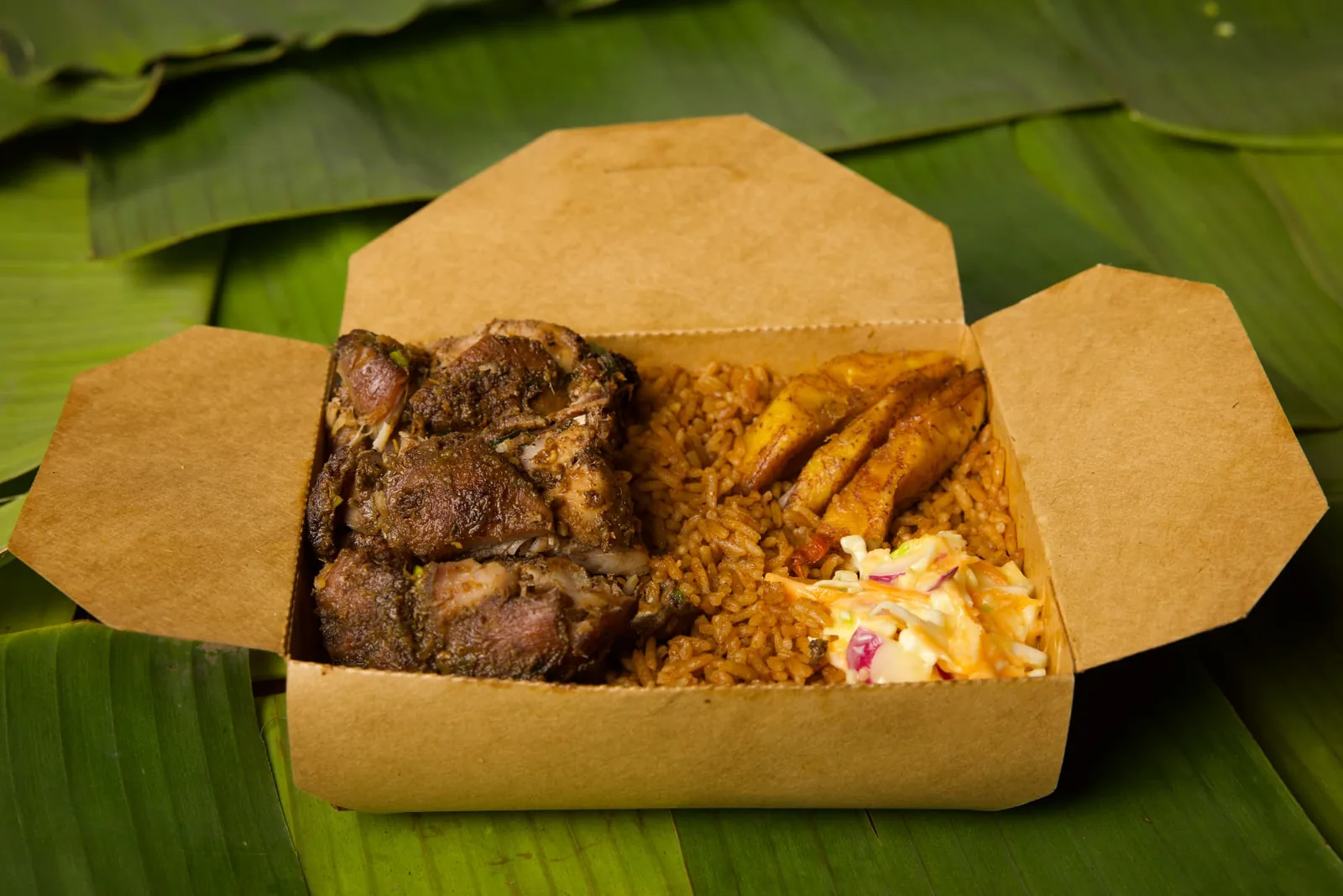 Captain's Jerk & Jollof Combo at Jerk Harbour, East Legon Accra — jamaica meets Ghana